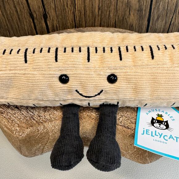 Jellycat Ruler Large NEW! Jellycat FAST SHIP Jellycat Amuseables Ruler - Picture 1 of 6